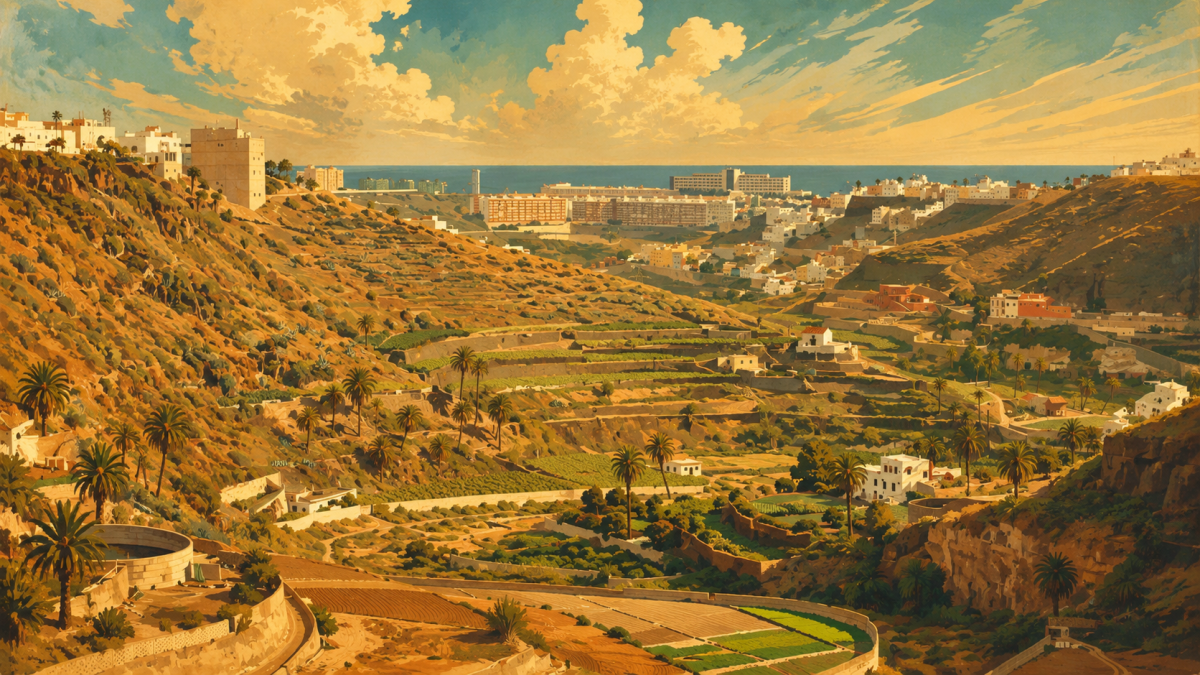Barranco de Guiniguada in Las Palmas