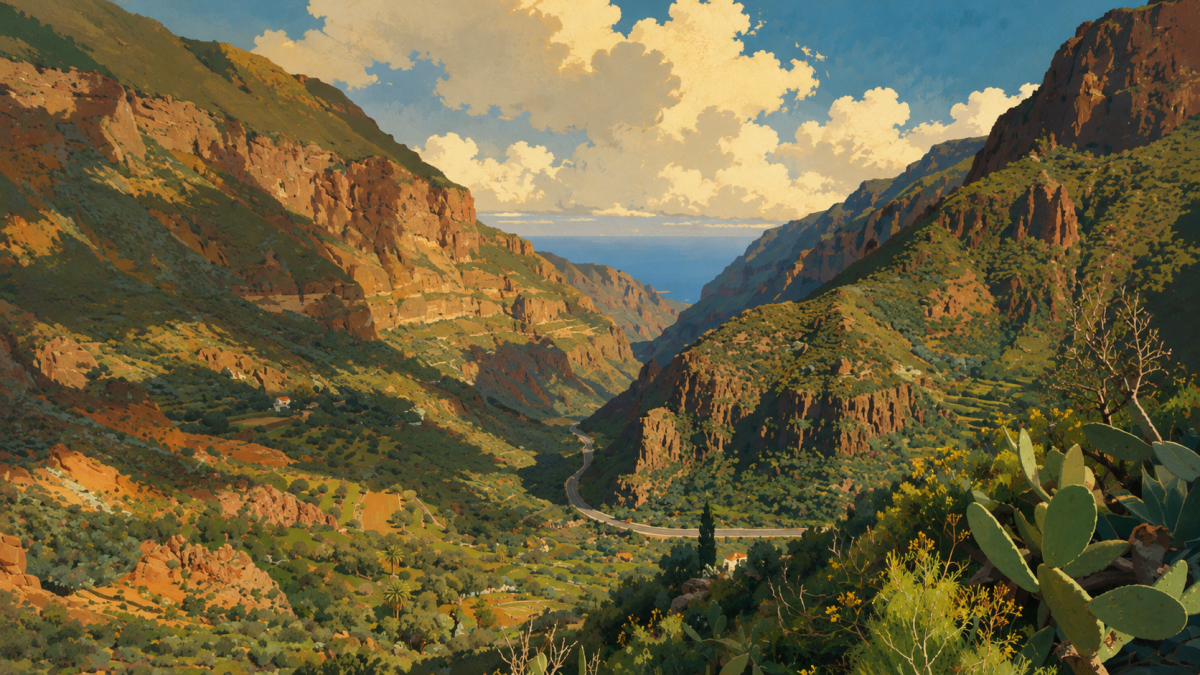Barranco de Guayadeque bei Aguimes